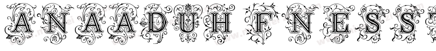 ANAADUH FNESSTIC字体转换